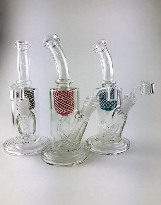 10" Curved Mouth Inverted Color Dome Dab Rig - SmokeZone 420