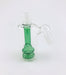 18/18mm Green Double Shower Perc Ash Catcher - SmokeZone 420