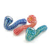 4.5" Inside Swirl Art Sherlock Hand Pipe - SmokeZone 420