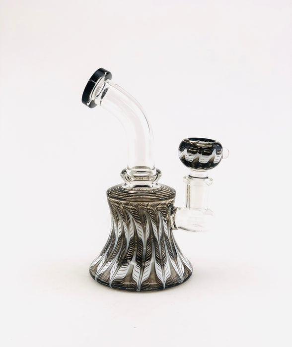 5" Full Wrap & Rake Color Dab Rig - SmokeZone 420