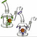 7" Slime Color Side Bead Dab Rig - SmokeZone 420