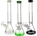 16" 9mm Color Mouth & Base Beaker Water Pipe - SmokeZone 420