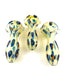 4.5" Blue Polka Dot Gold Fumed Hand Pipe - SmokeZone 420
