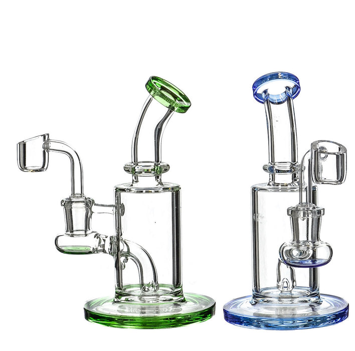 6" Hanger Banger Bent Mouth Dab Rig - SmokeZone 420