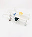 8" Clear Decal Built In Bowl Stream Roller - SmokeZone 420