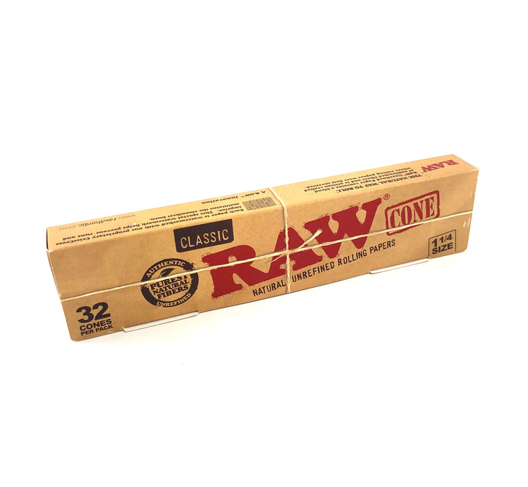 RAW Classic Cones 32 Pack - SmokeZone 420