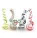 4" Mini Twisted Color Sherlock Bubbler - SmokeZone 420