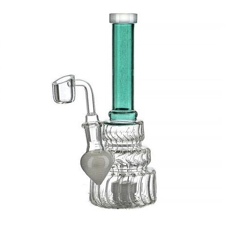 8" Straight Tube Twisted Base Dab Rig - SmokeZone 420