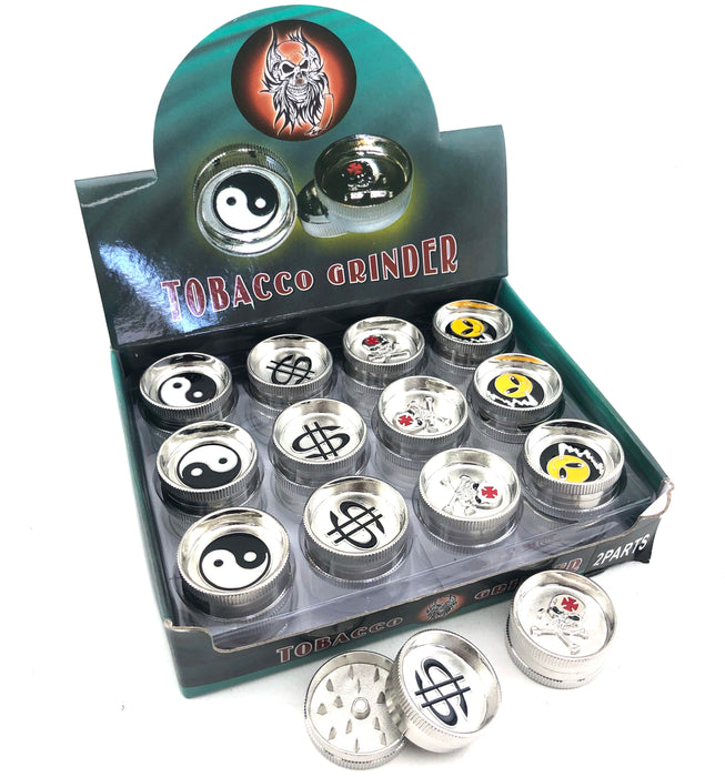 1.25" 2 Part Mix Design Grinder Display - SmokeZone 420