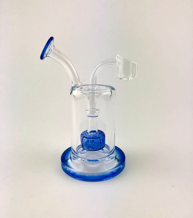 6" Built In Stem Showerhead Dab Rig - SmokeZone 420