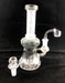 8" Frosted Mushroom Dab Rig - SmokeZone 420