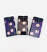 4" Dark Purple Clear Dot Acrylic Dugouts - SmokeZone 420