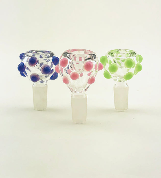 14mm Beaded Slime Color Bowls - SmokeZone 420