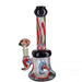 9" Fancy Straight Mouth Swirl Color Water Pipe - SmokeZone 420