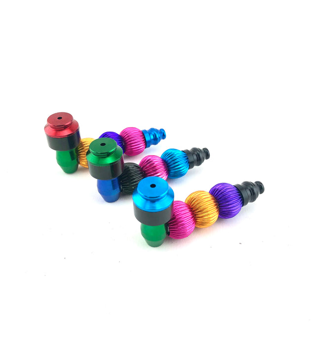3" Color Ball Body Metal Pipe - SmokeZone 420