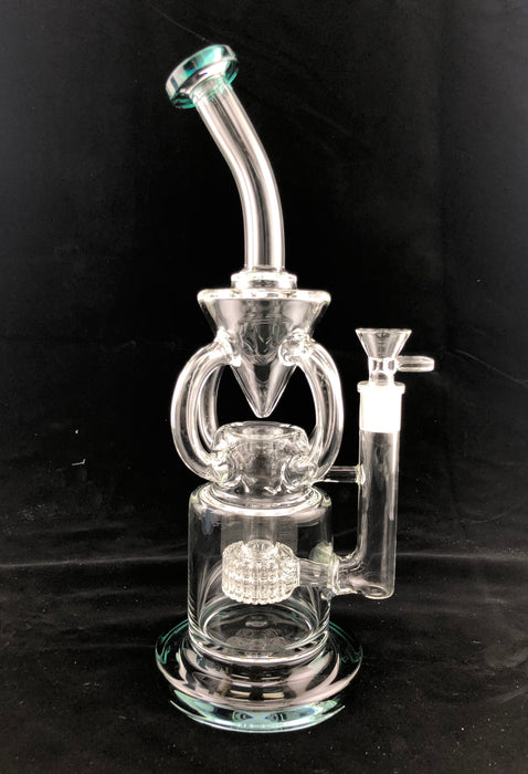 13" Recycler Matrix Perc Water Pipe - SmokeZone 420