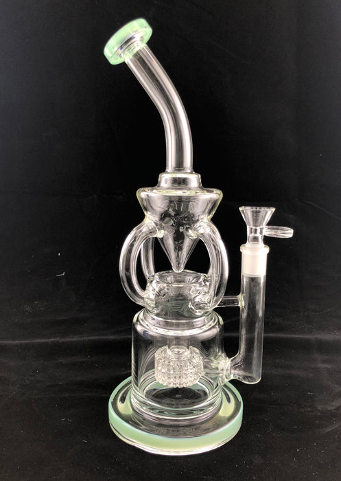 13" Recycler Matrix Perc Water Pipe - SmokeZone 420