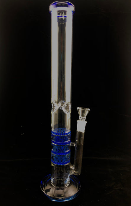 18" Quad Honeycomb Chamber Water Pipe - SmokeZone 420