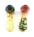 4.5" Frit Head Fumed Swirl Art Hand Pipe - SmokeZone 420