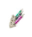 3.5" Self Standing Diamond Cut Metal Pipe - SmokeZone 420