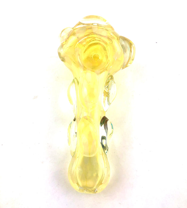 4" Full Beaded Fumed Hand Pipe - SmokeZone 420