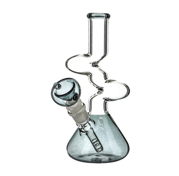8" Color Beaker Base Zong Water Pipe - SmokeZone 420