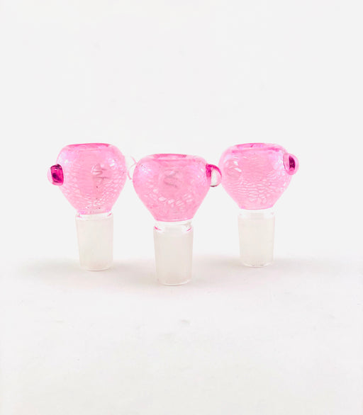 18mm Full Pink Inside Work Bowls - SmokeZone 420