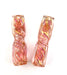 4.5" Twisted Block Rose Gold Fumed Hand Pipe - SmokeZone 420