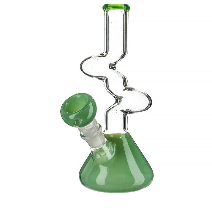 8" Color Beaker Base Zong Water Pipe - SmokeZone 420