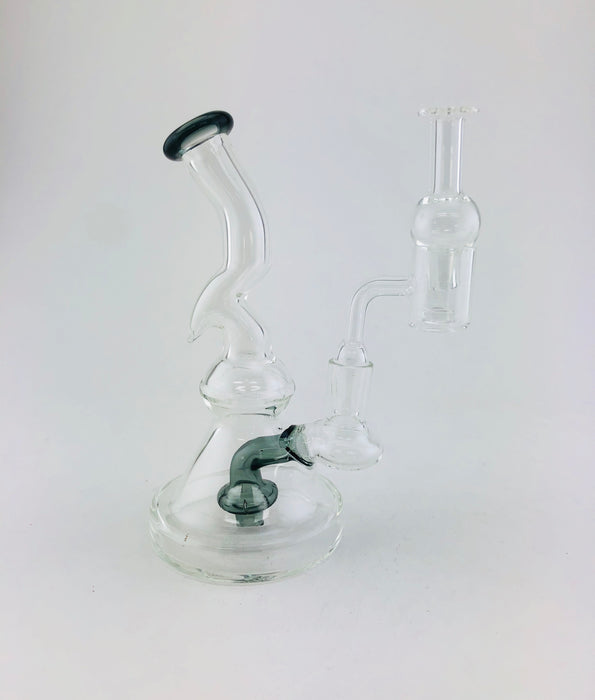 7" Zong Shower Perc Dab Rig - SmokeZone 420