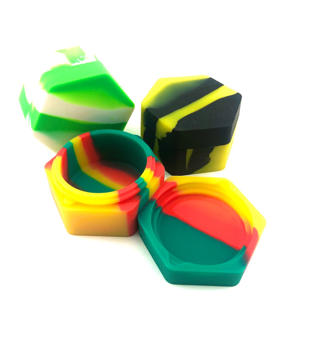 26ml Silicone Hexagon Wax Jar - SmokeZone 420