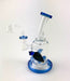 7" Slanted Mouth Dichro Turtle Bead Dab Rig - SmokeZone 420