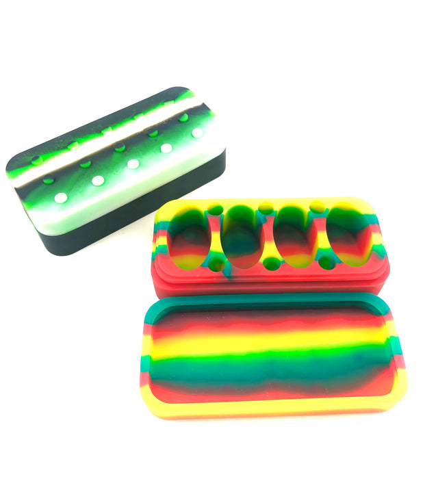 75ml Silicone Rectangle Wax Jar - SmokeZone 420