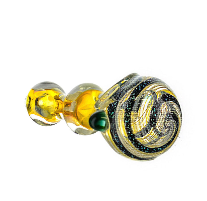 4.5" Dichro Head Double Bubble Spoon Pipe - SmokeZone 420