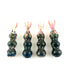 3.5" Rose Gold Triple Bead Glass Chillum - SmokeZone 420