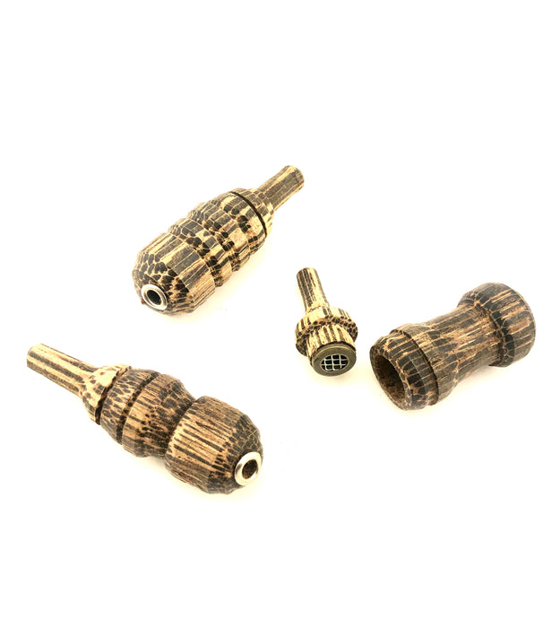 3" Handcrafted Wooden Sneak-A-Toke (12 Pack) - SmokeZone 420