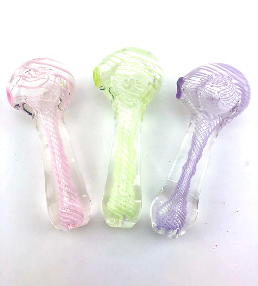 3.5" Inside Twisted American Slime Hand Pipe - SmokeZone 420
