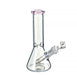 8" Mini Metallic Gun Metal Look Beaker Water Pipe - SmokeZone 420