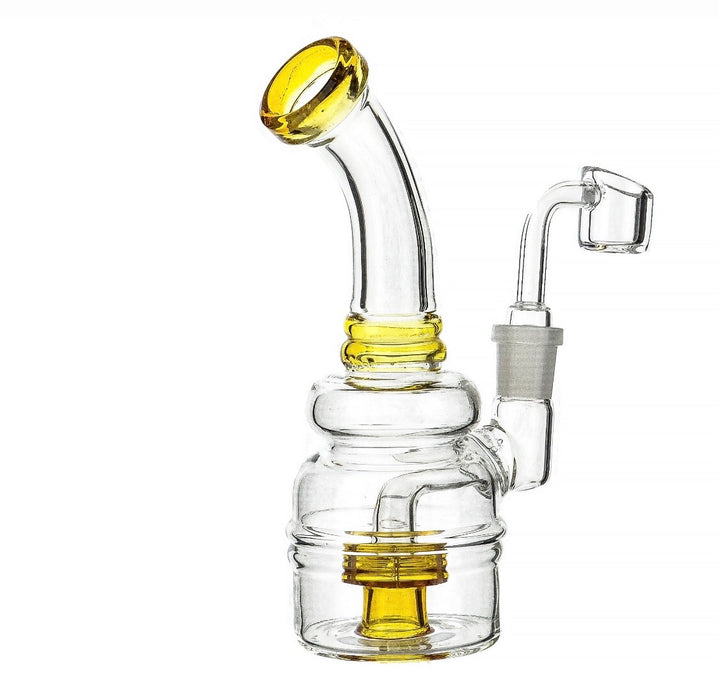6" Round Body Shower Perc Dab Rig - SmokeZone 420