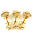 4.5" Gold Fumed Double Ring Rasta Striped Hand Pipe - SmokeZone 420