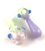 4.5" Double Ring Slime Polka Dot Head Hand Pipe - SmokeZone 420