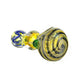 4.5" Dichro Head Double Bubble Spoon Pipe - SmokeZone 420