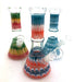 7.5" Wrap & Rake Color Beaker Dab Rig - SmokeZone 420