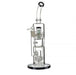 13" Double Matrix Perc Stemless Dab Water Pipe - SmokeZone 420