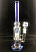 12" Color Tube Double Shower Cone Perc Water Pipe - SmokeZone 420