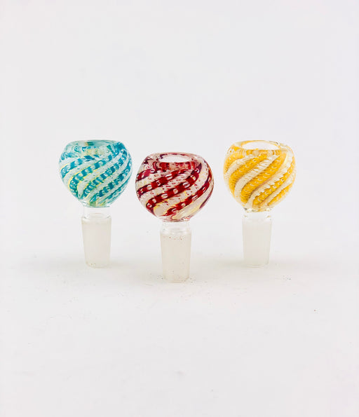 14mm Twisting Art Color Bowls - SmokeZone 420