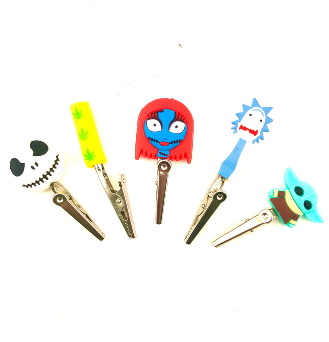 Silicone Assorted Roach Clips - SmokeZone 420