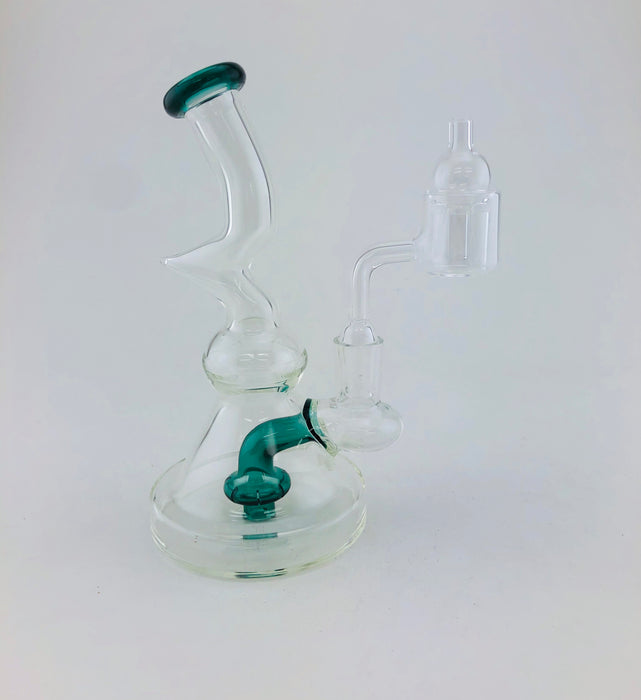 7" Zong Shower Perc Dab Rig - SmokeZone 420