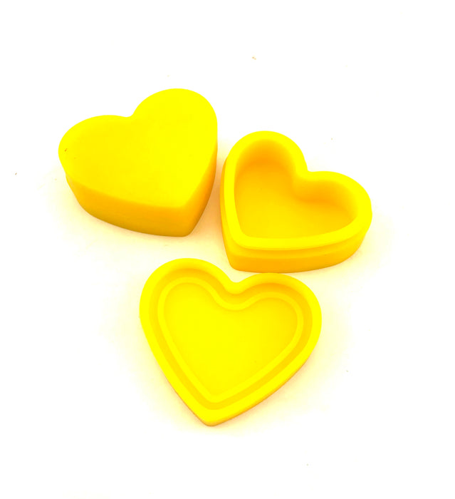 17ml Silicone Heart Wax Jar - SmokeZone 420