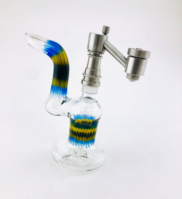 14/18mm Female Domeless Titanium Drop Down - SmokeZone 420